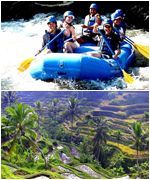 Bali Rafting and Kintamani Tanah Lot Tours
